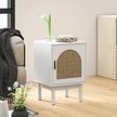 Boho rattan bedside cabinet – image 9
