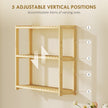 Three-tier bamboo bathroom shelf – image 6