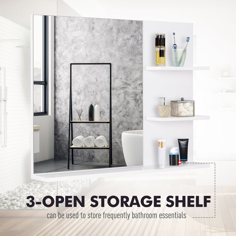 Wall mirror with shelves – image 4