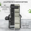 Grey zero gravity recliner chairs – image 5