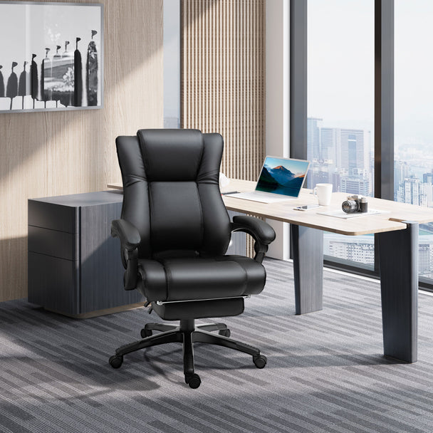Executive office chair with footrest – image 2