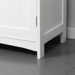 Light grey pedestal under sink cabinet – image 9