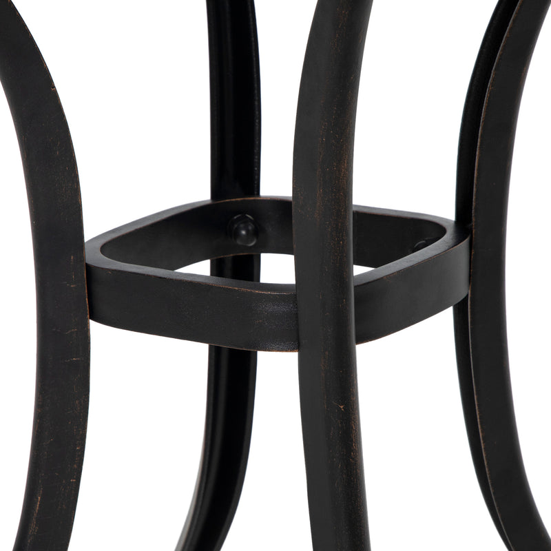 Bronze cast aluminium side table – image 9