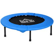 Blue and black 40 inch mini fitness trampoline with padded spring cover