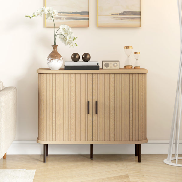 Tambour door sideboard – image 2