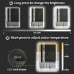 50 x 70 cm LED mirror with clock – image 6