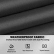 Outsunny Round Garden Furniture Cover, Waterproof Garden Table Cover, 420D Heavy Duty Oxford for Outdoor, Dia.214 x 70 – view 4