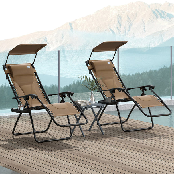 Coffee zero gravity chairs – image 2