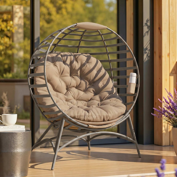 Folding egg chair – image 2