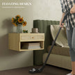 Floating rattan bedside tables – image 5