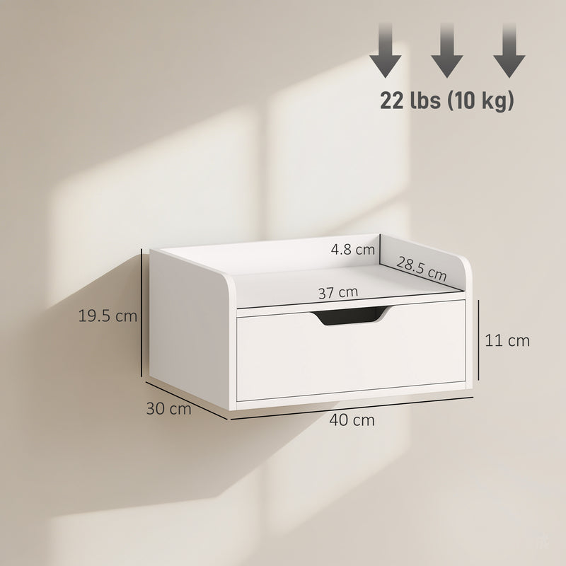 Floating bedside tables with drawer – image 3
