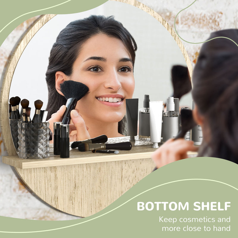 Round mirror with shelf – image 4