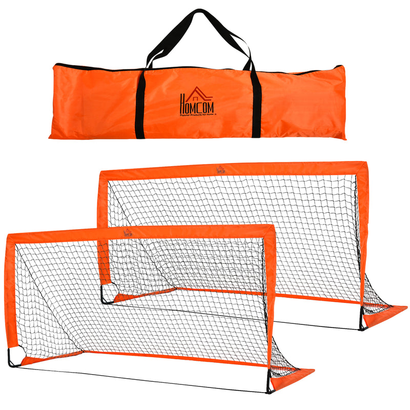 Set of 2 folding football goals – image 10