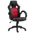 Faux leather swivel office chair – image 10