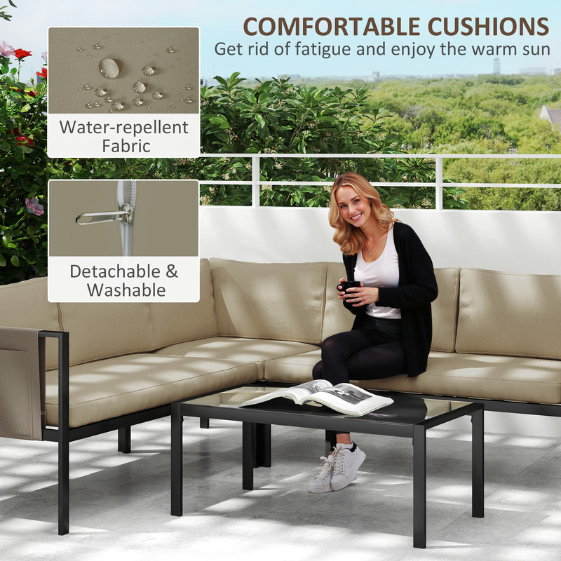 5-seater corner sofa set – image 6