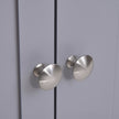 Grey & white under sink cabinet – image 8