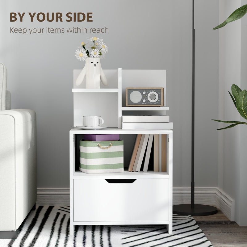 White bedside table – image 4