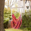 Outsunny Outdoor Hanging Rope Chair with Cotton Rope, Garden Hammock Chair with Wooden Support Bar Cotton Cloth – view 2