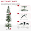 7ft snow-tipped pencil cypress tree – image 6
