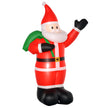 8ft Santa Christmas Inflatable on a white background