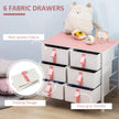 6-drawer fabric chest – image 4