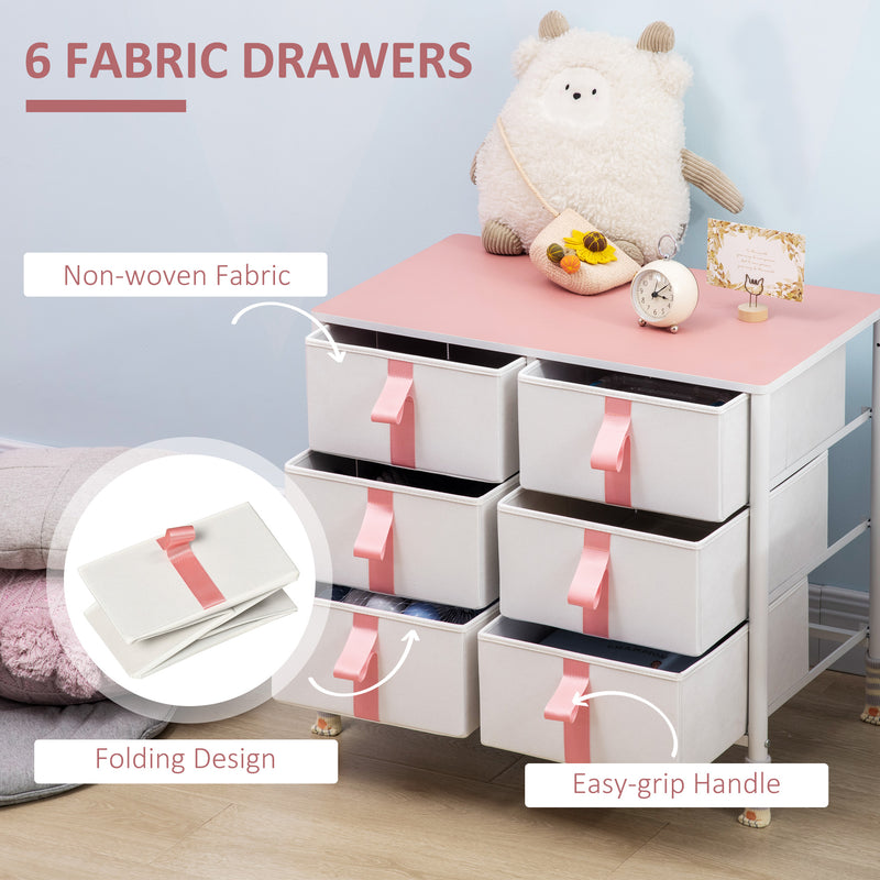 6-drawer fabric chest – image 4