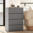 HOMCOM Chest of Drawers, 4-Drawer Storage Cabinets, Modern Dresser, Storage Drawer Unit for Bedroom – view 8