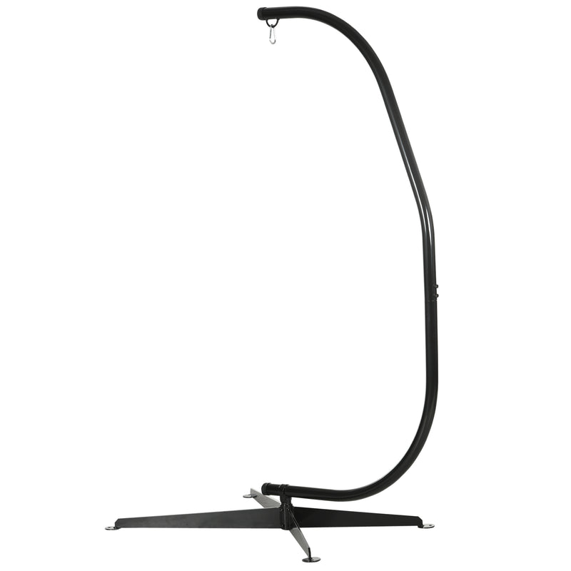 Outsunny Hanging Hammock Stand Hammock Chair Stand C Stand Steel Heavy Duty Stand for Hanging Hammock Air Porch Swing – view 10