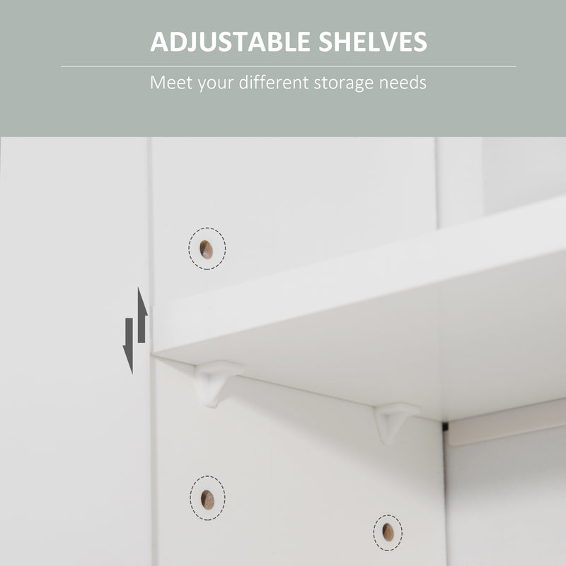 White wall mirror cabinet – image 7