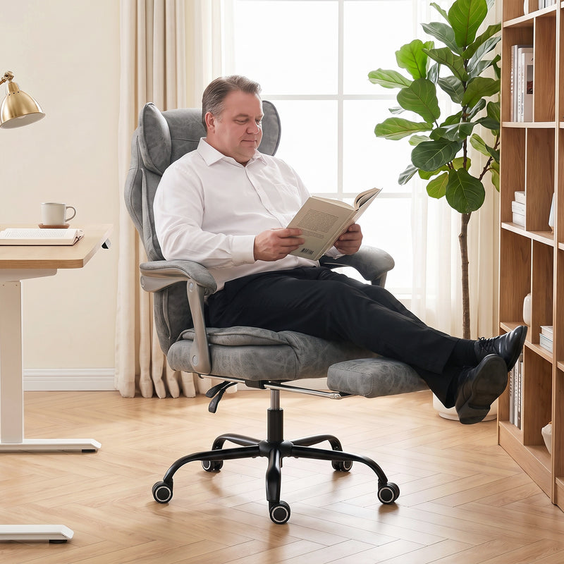 Big and tall wingback office chair – image 8