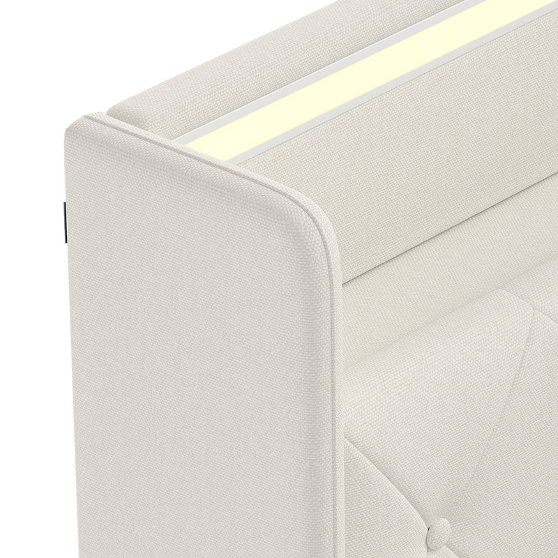 King ottoman bed with LED – image 10