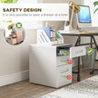 3-drawer steel filing cabinet – image 8