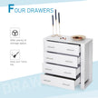 White 4-drawer chest – image 5