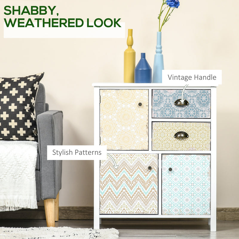 Boho patterned storage cabinet – image 5