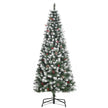 6ft pencil tree with berries and pine cones – image 10