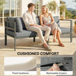 Aluminium corner lounge set – image 6