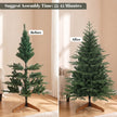 5ft Christmas tree with pine wood stand – image 7