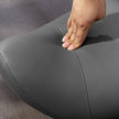Grey curved salon stool – image 9