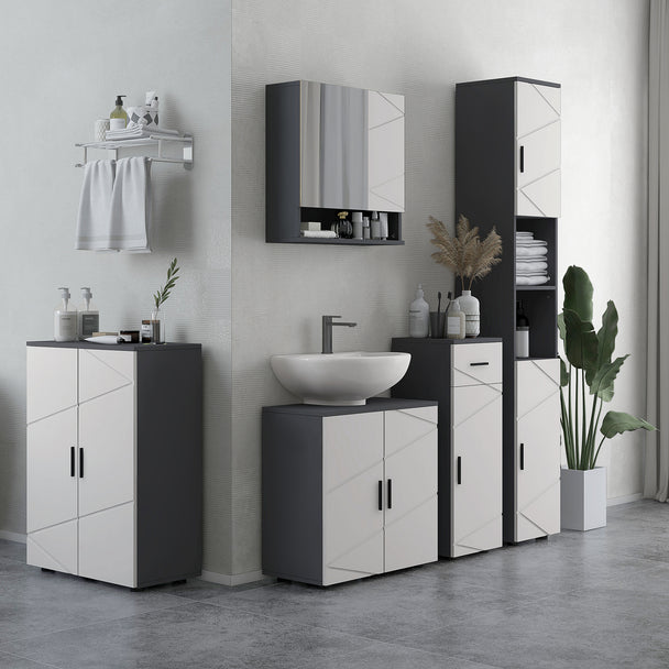 Light grey under sink cabinet – image 2