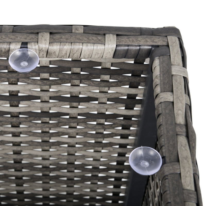 Square rattan coffee table – image 10