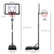 Adjustable basketball hoop and stand – image 3