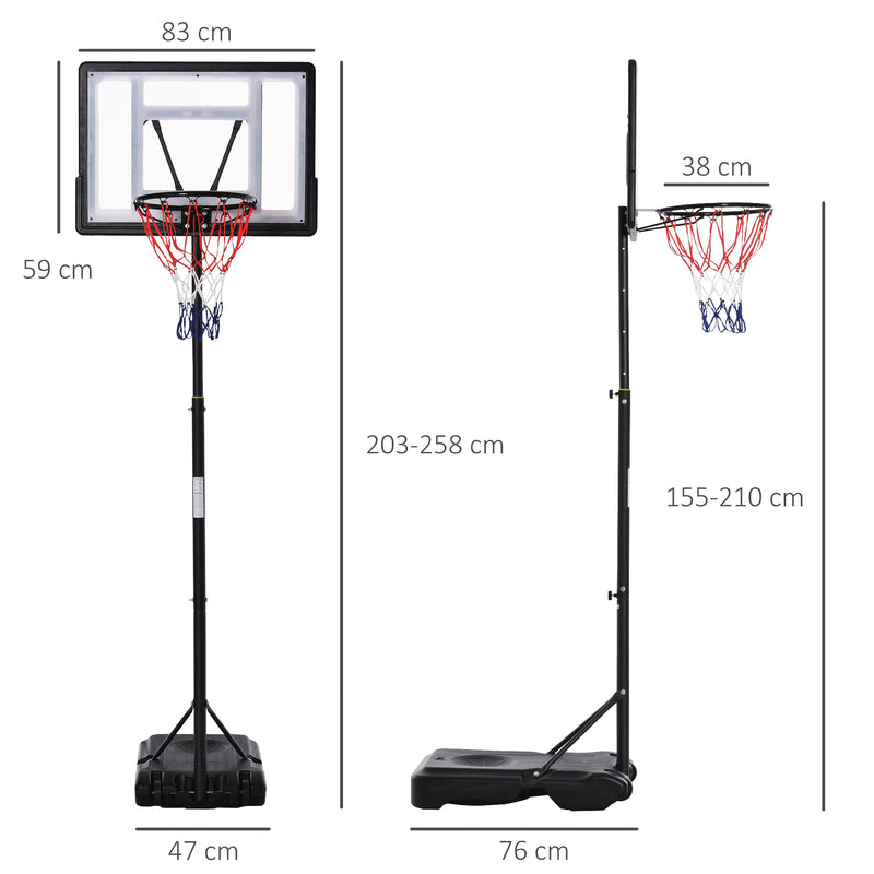 Adjustable basketball hoop and stand – image 3