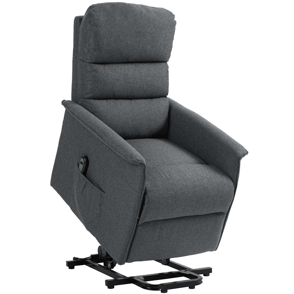 135° Electric Riser Recliner with Footrest – Dark Grey