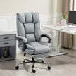 HOMCOM 155° Reclining Faux Leather Swivel Office Chair -Black – view 9