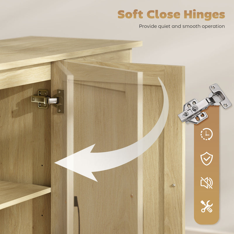 120 cm sideboard with 2 drawers – image 6