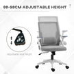 Grey mesh office chair – image 7