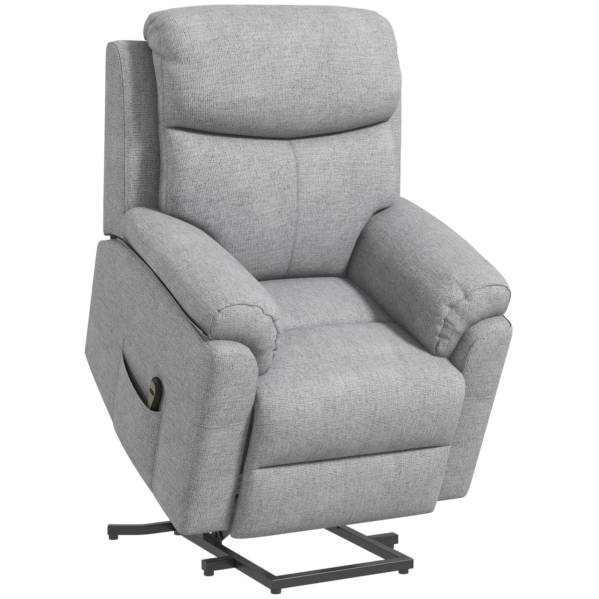 160° Power Lift Massage Recliner with 70° Lift – Grey