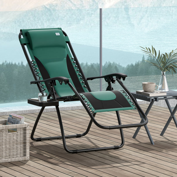 Green zero gravity chair – image 2