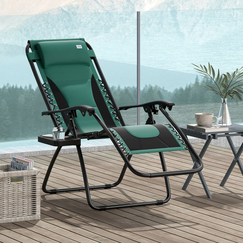 Green zero gravity chair – image 2