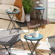 Folding mosaic side table – image 7